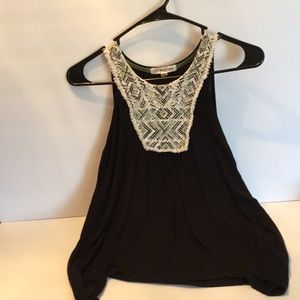 Rewind black sleeveless top xs
